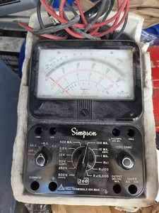 simpson 260 multimeter series 7