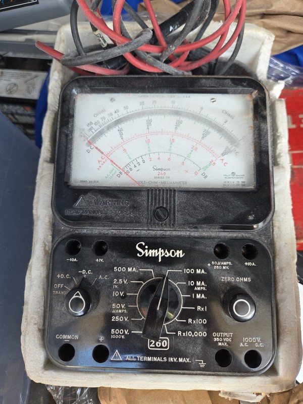 simpson 260 multimeter series 7