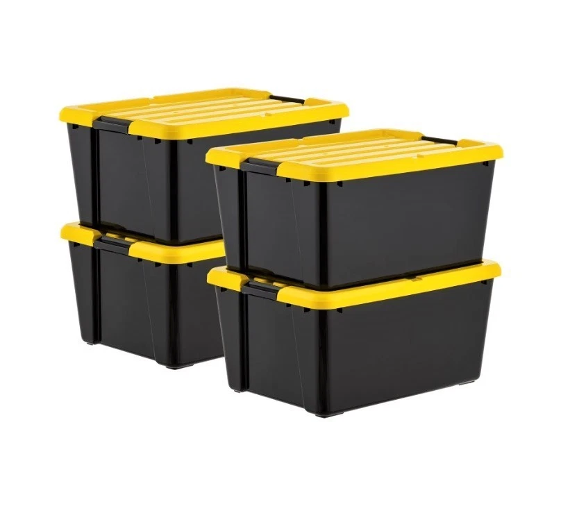 Yellow Plastic Home Storage Boxes for sale | eBay