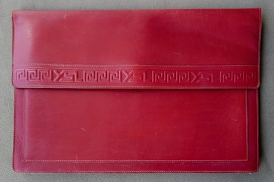 Vintage Yves Saint Laurent Pochette (Greek Motif) 