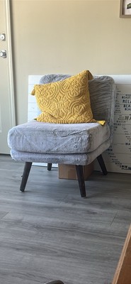 It s A Fluffy Grey Chair From Target. I Bought It A Couple Years Ago