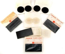 3-M NEW-OLD-STOCK WELDING HELMET & WELDING GOGGLE LENSES & COVERS MINT 11 PIECES