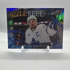 Upper Deck 2025-26 Series 1 Sizzle Reel Auston Matthews Maple Leafs #SR-19