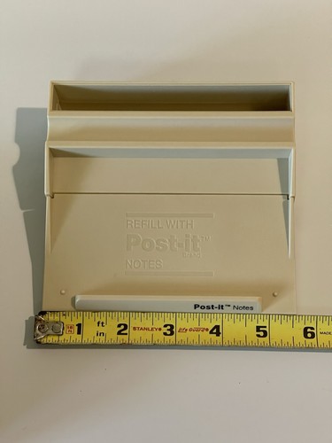 Bandeja de notas post-it 3M vintage C-45 organizadora de escritorio almohadilla de almacenamiento con caja - Imagen 6 de 11