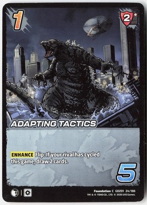 Adapting Tactics Common Godzilla: Reign of Kaiju GDZ01 24/186 LP