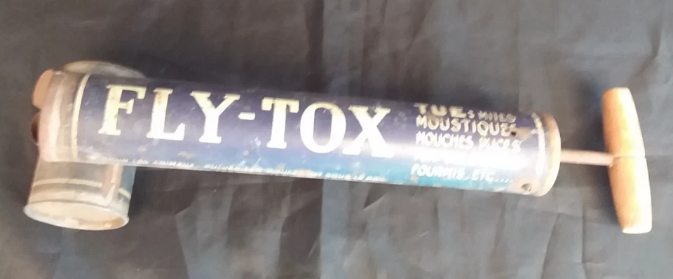 pulvérisateur insecticide fly-tox france vintage - Photo 3/4