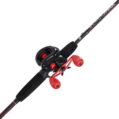 #ad #ad Abu Garcia Black Max Baitcast Fishing Combo 6#x27;6quot; Medium Rod Right Left Handed $43.95