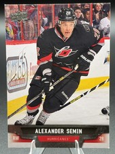 2013-14 Upper Deck Series One Hockey Alexander Semin #60 Base Hurricanes