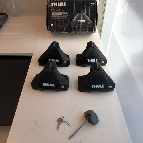Thule Evo Clamp Foot pack set of 4 (7105) for cars with Normal Roof 91021954809 eBay