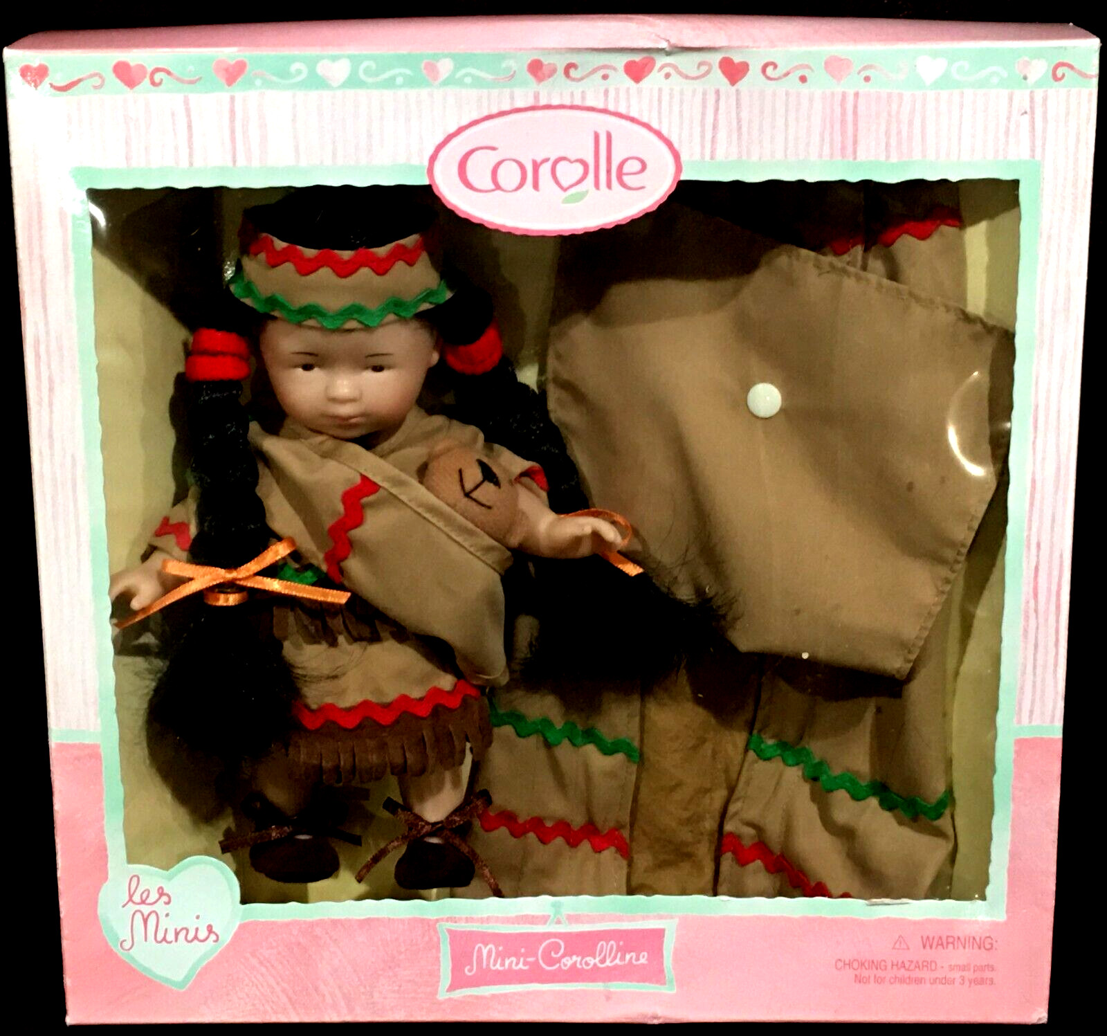 Corolle  Vintage Braided Hair 8" Doll Les Minis Corolline In