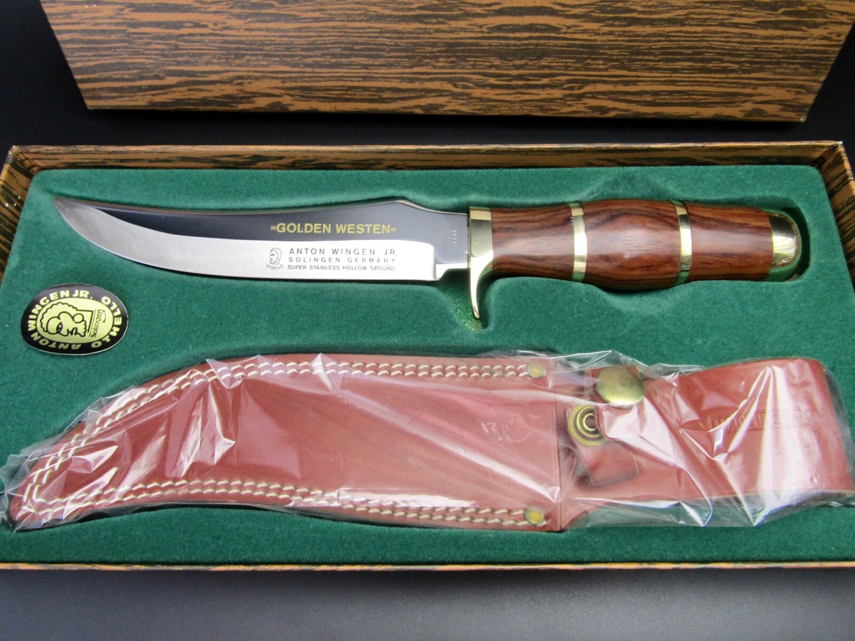 ANTON WINGEN JR OTHELLO VTG Skinner Knife Made In Solingen ANTON WINGEN JR OTHELLO VTG Skinner Knife Made In Solingen