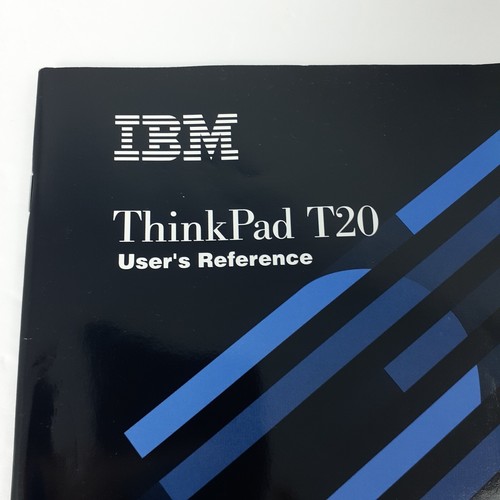 Vintage 2000 IBM ThinkPad T20 User's Reference Guide Booklet - Picture 3 of 18