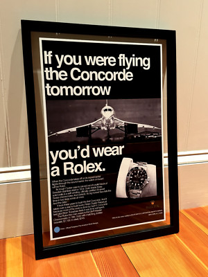 Enlarged Vintage Rolex GMT If you were flying the Concord Tomorrow Advertisement