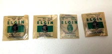 Elgin Resilient Main Springs Mixed Lot Of 4 New Old Stock - see pics for sizes