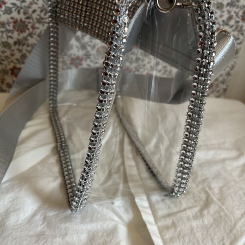Silver Sequin Concert Purse Crossbody NWOT - Picture 2 of 7