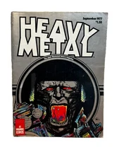 HEAVY METAL MAGAZINE #6 September 1977 Corben, Moebius, Cover By Druillet MR