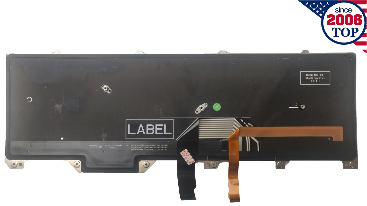 US Keyboard with Backlit for Dell Alienware 17 R4 17 R5 M17 R4 0CF2YW ...