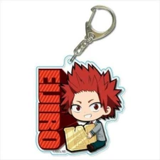 My Hero Academia Gyugyutto Choi Deka Large big Acrylic Keychain - Eijiro Kirishi