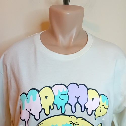 Listen Flavor Japan Graphic Shirt Anime Manga Pastel Kawaii Mog Oversize OS READ - Picture 8 of 16