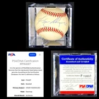 Henry Rodriguez Single Signed OML Rawlings Autograph Baseball PSA / DNA