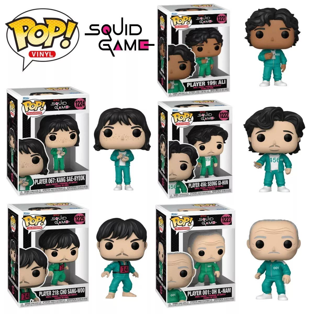 Squid Game Funko Pop! Vinyl Figures Release