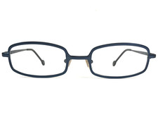 Vintage la Eyeworks Eyeglasses Frames TUNE UP 574 Blue Rectangular 50-23-125