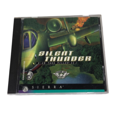 PC Game Silent Thunder: A-10 Tank Killer 2 1996 Flight Simulator Plane Fighting