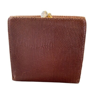 Vintage Salvatore Ferragamo tri-fold Wallet with snap coin purse