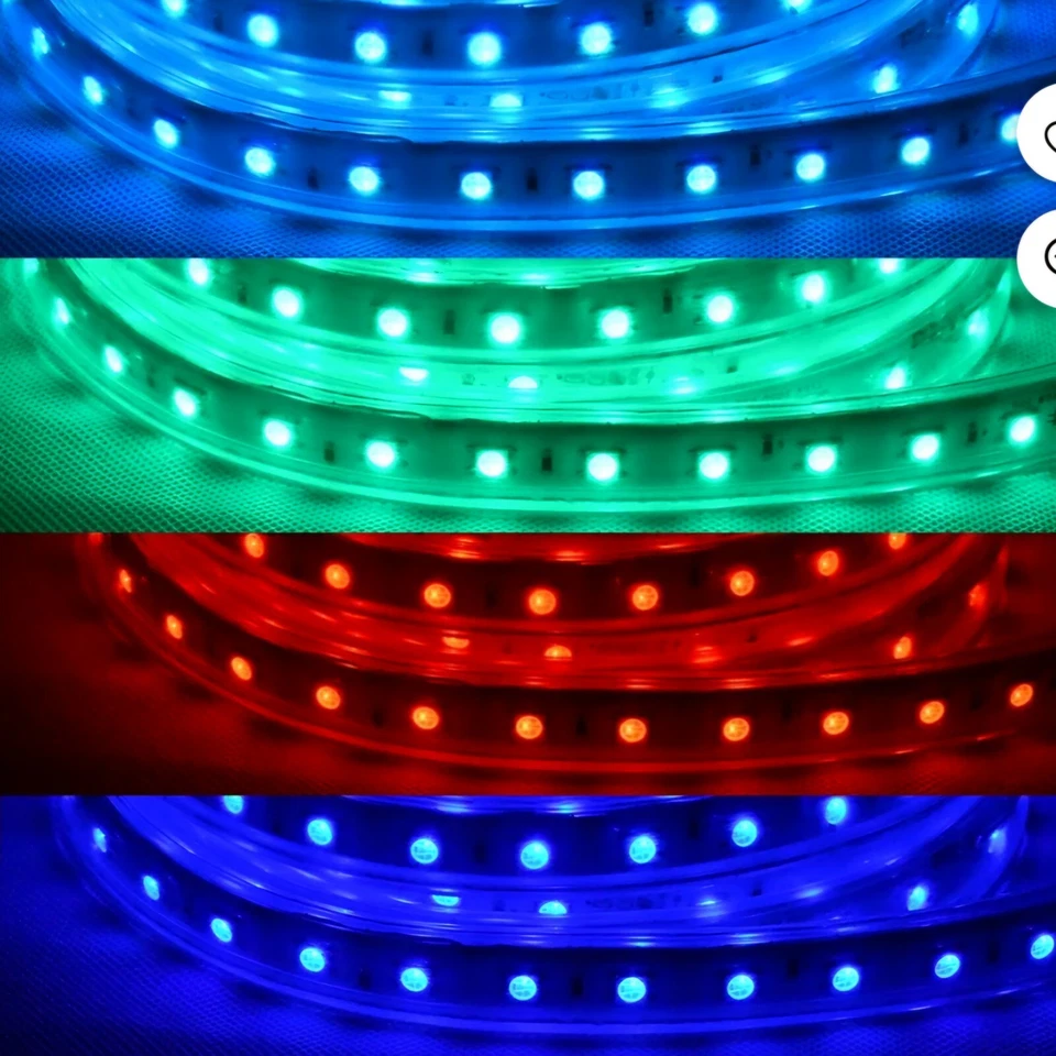 LED Color Changing Flex Strip Lights 18.4 Feet RV Camper Indoors/Outdoors - Image 4 of 4