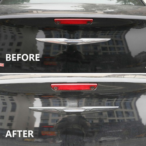 Carbon fiber Central Control Dash Decor Cover Trim Bezel for 2015+ Chrysler 300C - 第 68/371 張圖片