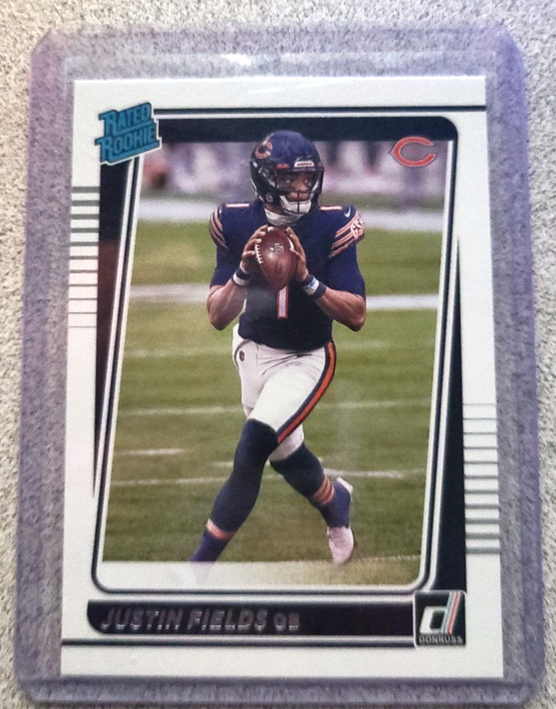 🔥🏈2021 Panini Donruss - Rated Rookie Justin Fields #253 (RC)🔥🏈
