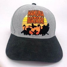 Disney Lion King Hakuna Matata Baseball Hat with Snapback Closure