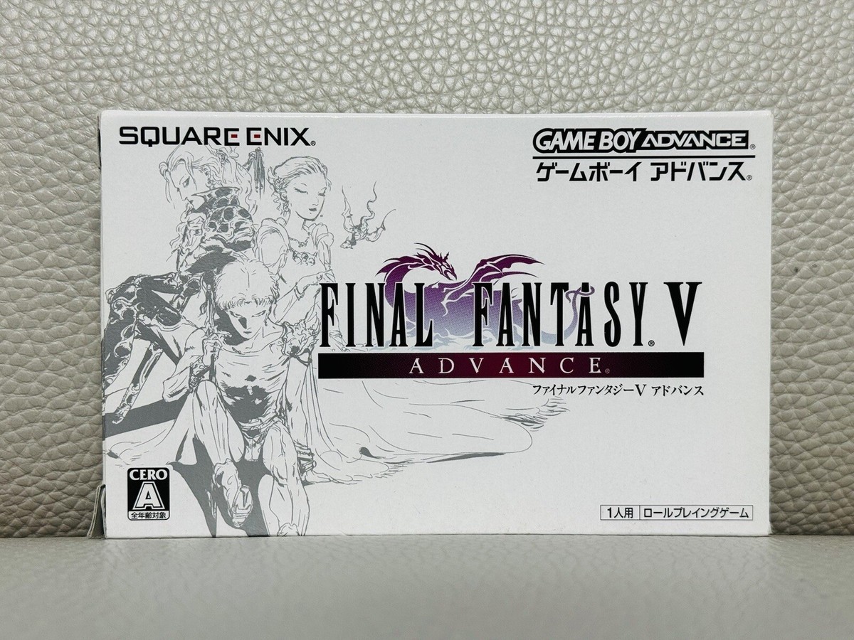 GBA FINAL FANTASY Ⅴ　販促用POP RARE Korea Final Fantasy V Advance Nintendo Game Boy Advance GBA