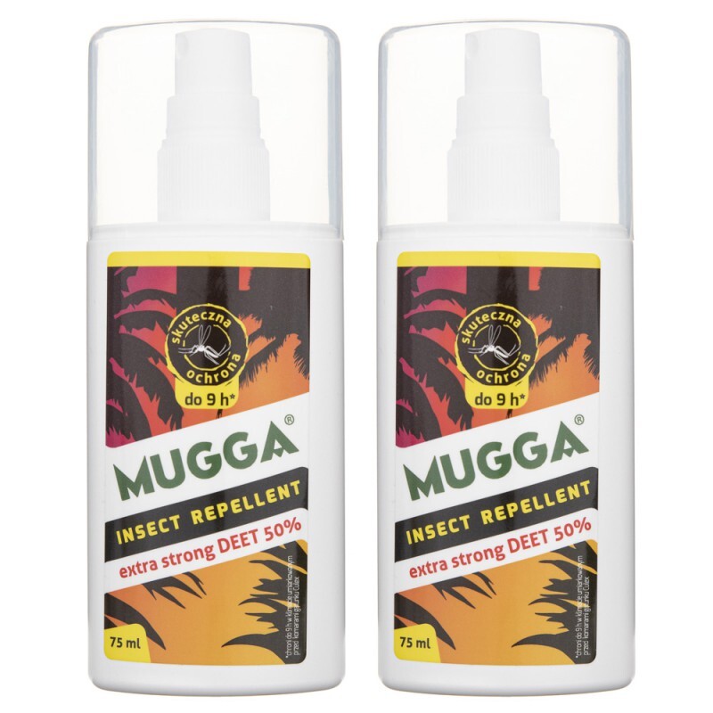 Mugga Spray 50% DEET set 2 x 75 ml