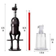 Suck Her Nipple and Clit Play Vaginal Suction Pussy Pump System Sex Toys