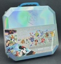 NEW Disney 100 Yrs Anniversary Deluxe Jewelry Activity case CHARMS BEADS 500 pcs