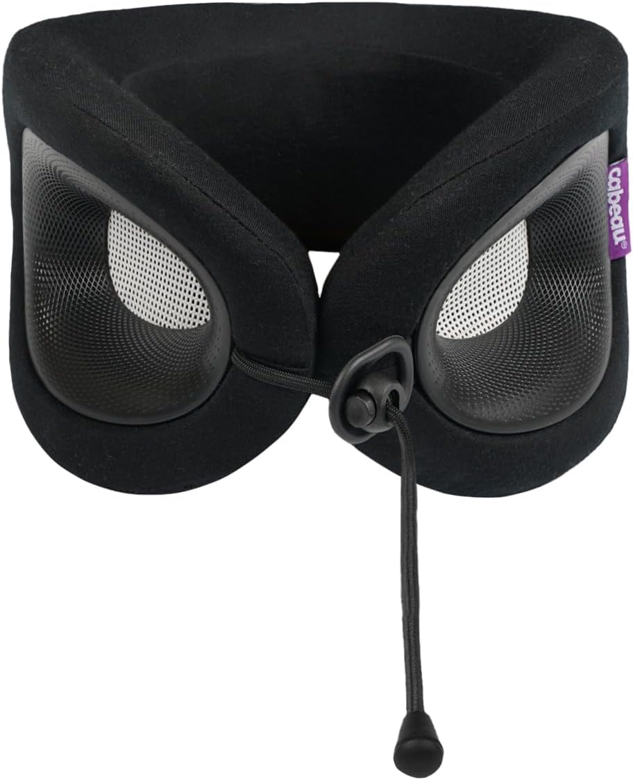 Memory Foam Travel Pillow for Long Flights – Evolution X Neck Support Comfort-image