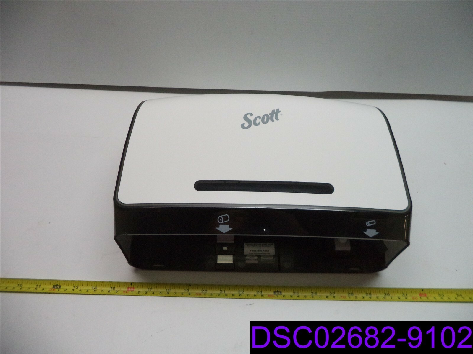 Scott Pro MOD Jumbo Roll Coreless Toilet Paper Dispenser White P/N