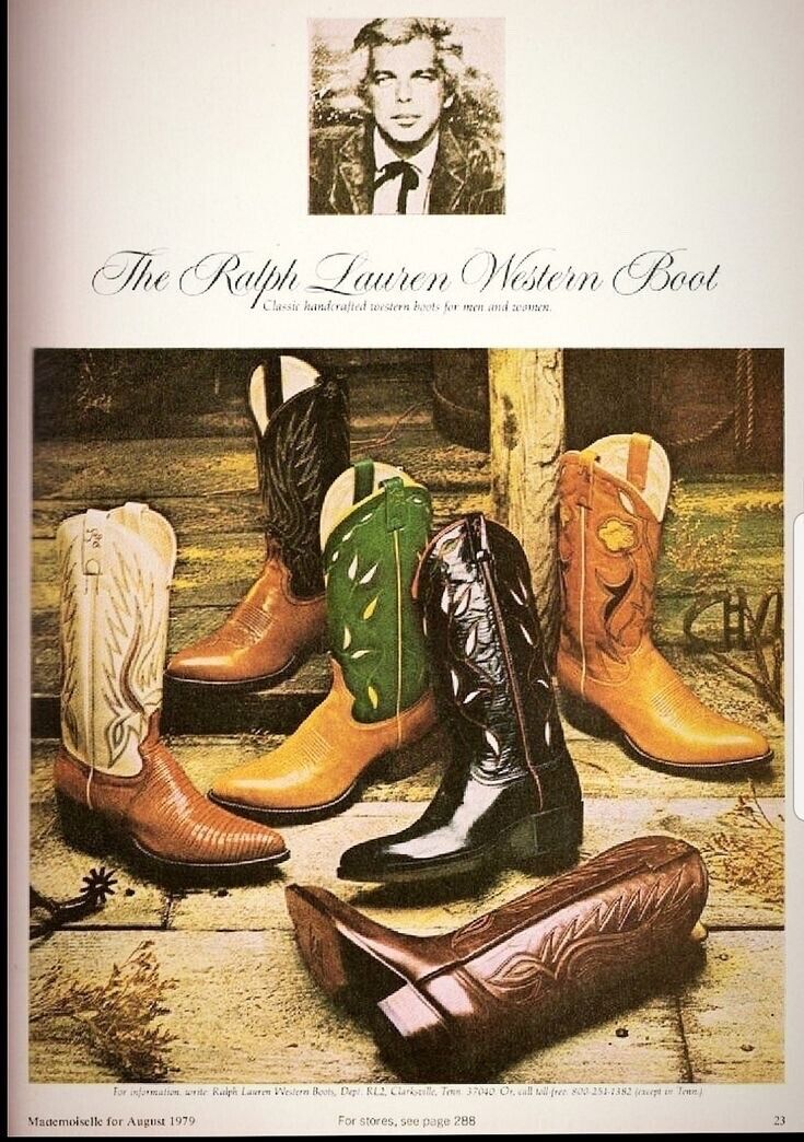 Vintage RALPH LAUREN Hand-Painted Western Boots | eBay Vintage RALPH LAUREN Hand-Painted Western Boots | eBay