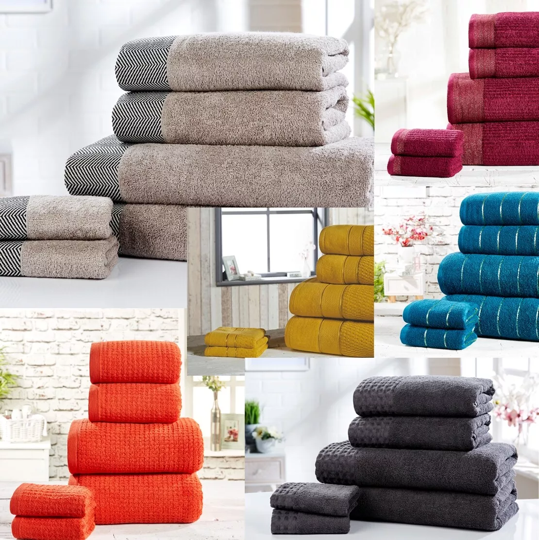 Bath Towels: Luxury Cotton Bathroom Towels