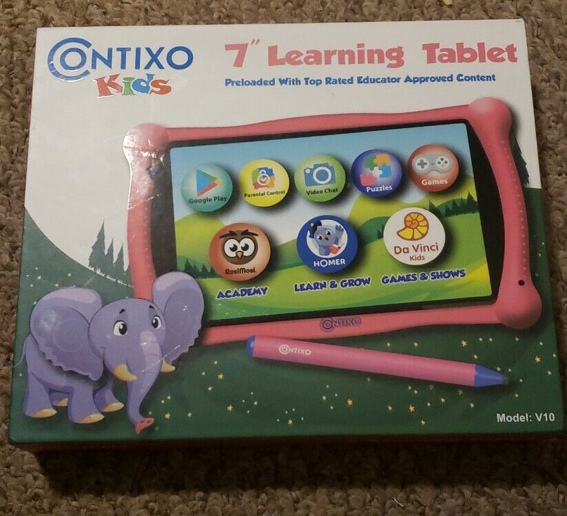 Contixo 7" Kids Tablet, 2GB/16GB,, Case Pink  V10
