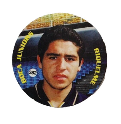 Juan Roman Riquelme Rookie Boca Juniors Disc Card RC 1998 Ultra