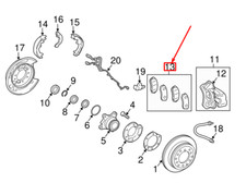 LEXUS GX J150 Bremsbeläge Satz hinten 0446660140 04466-60140 NEU ORIGINAL