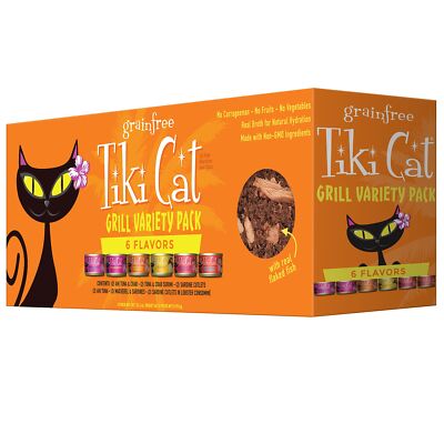 Tiki Cat Grill Grain Free Wet Cat Food 2.8 Ounce Pack of 12 High Protein |  eBay