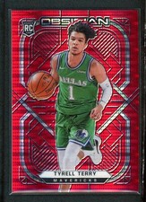 2020-21 TYRELL TERRY 3/8 PANINI OBSIDIAN ASIA ROOKIE RC #200