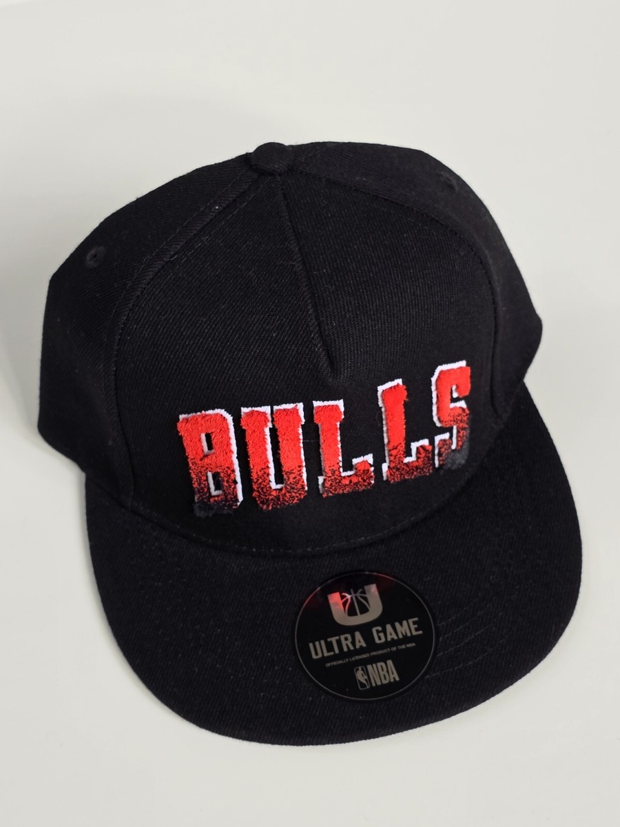 Chicago Bulls NBA Ultra Game SnapBack Hat Plush Fuzz Letters | eBay