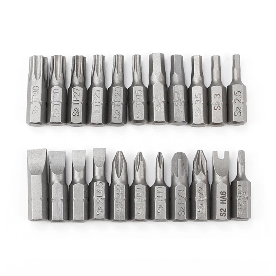 Mini Screwdriver Bit 1/4" Impact Drill Driver Hex Phillips Slotted Torx Magnetic - Image 3 of 4