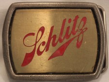 Original 1984 Schlitz Beer Belt Buckle