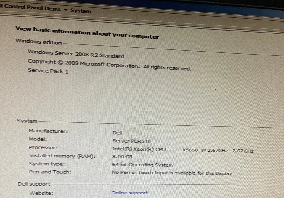 Dell PowerEdge R510 X5650 8GB Ram Dual Power 750w Supply 6 x 500GB SAS HDD - Image 3 of 3