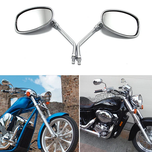 Заднее зеркало для мотоцикла Yamaha Road Star XV 1600 1700 Midnight Silverado 10 мм - Изображение 3 из 4